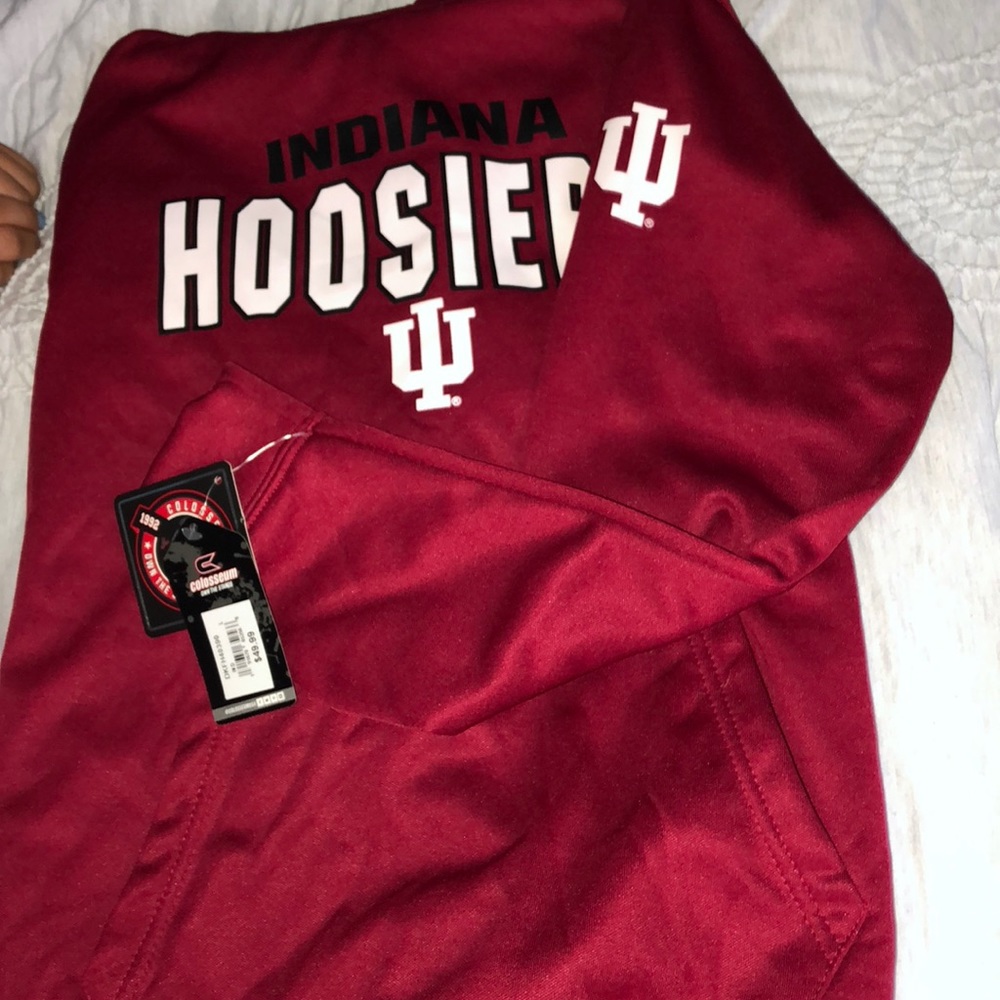 a non used hoosiers hoodie with tags